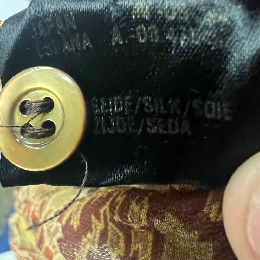 Escada Paisley Print Blouse in Brown and Gold - Picture 4 of 4